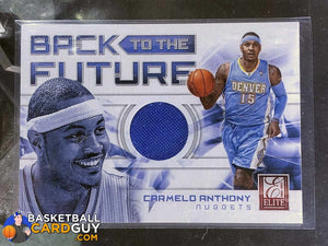 Carmelo Anthony 2012-13 Elite Back to the Future Materials - Basketball Cards