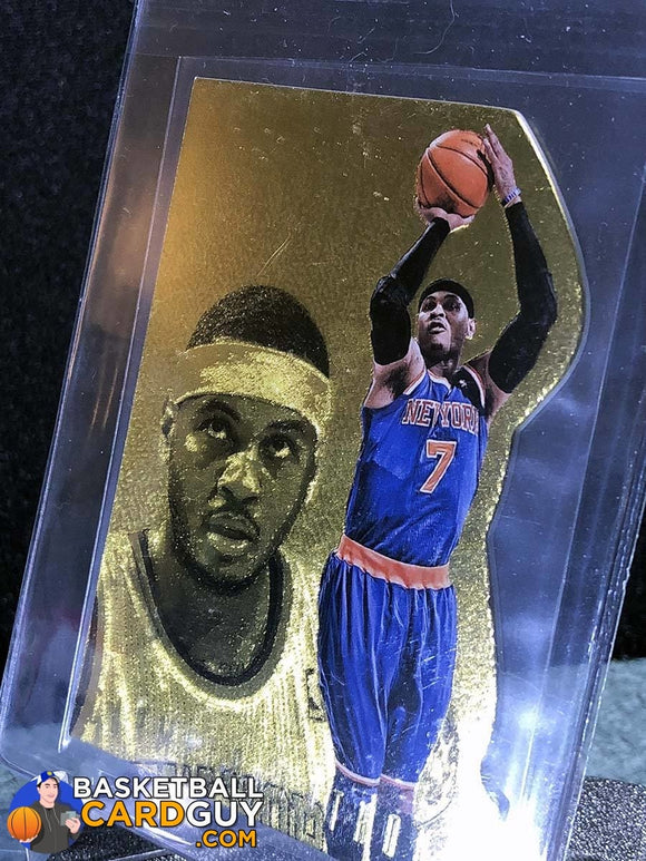 Carmelo Anthony 2013-14 Panini Intrigue Intriguing Players Die Cuts Gold #56 - Basketball Cards