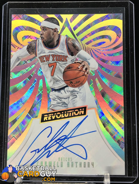 Carmelo Anthony 2015-16 Panini Revolution Autographs #11