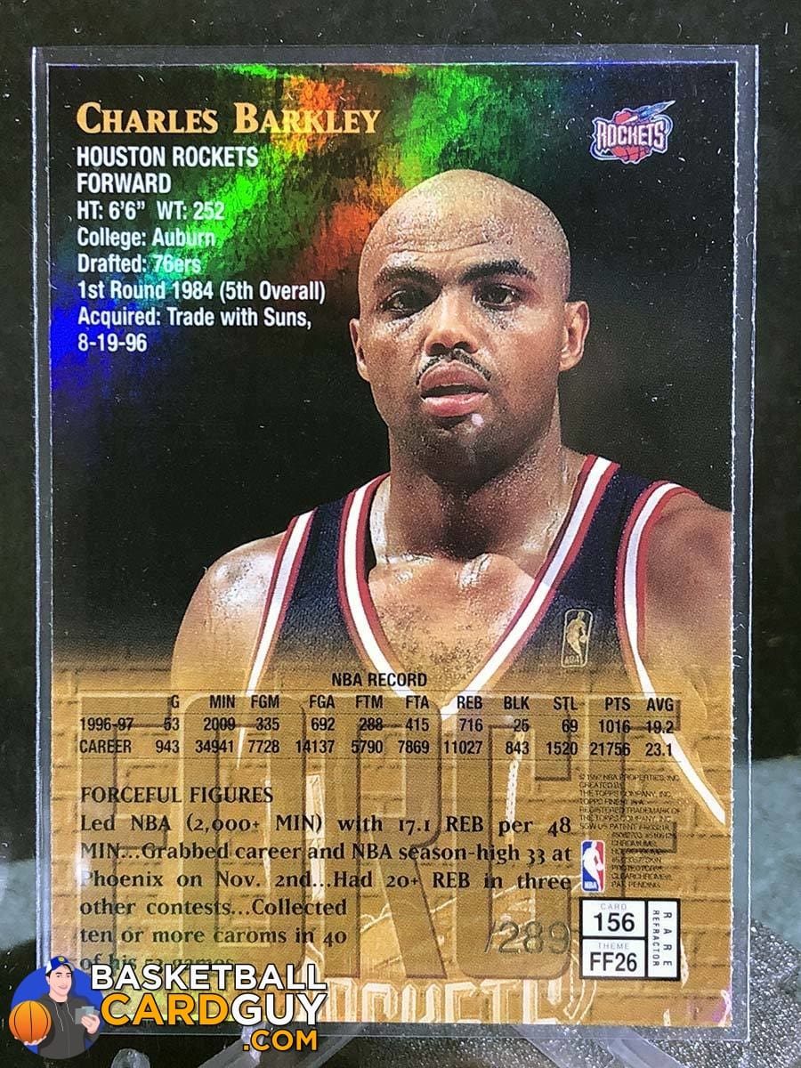 Charles Barkley 1997-98 Finest Gold Test Refractors /289