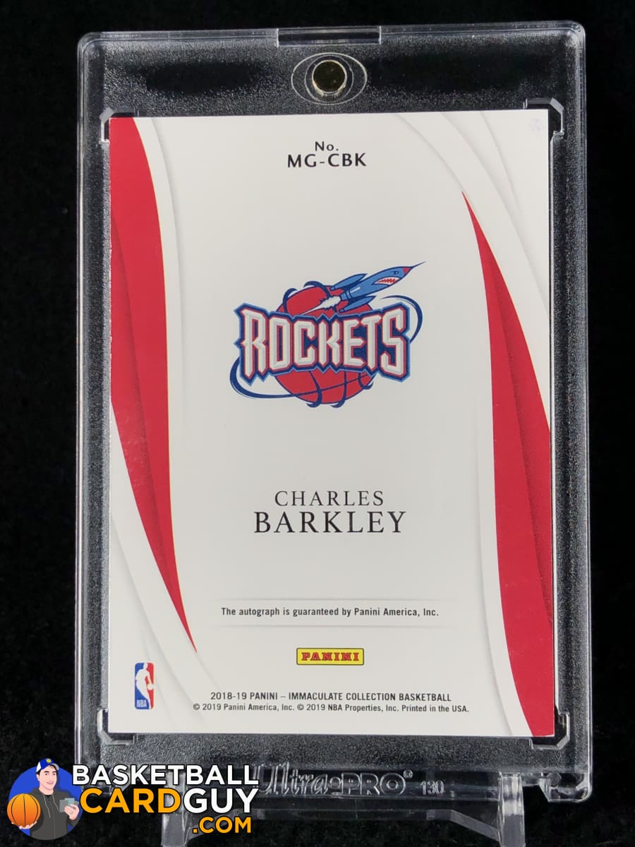 ★2018-19 Charles Barkley Panini Prizm Auto 直筆サインカード 直書き Philadelphia 76ERS チャールズ バークレー 2018-19 Panini Hoops Basketball - #179 - Charles Barkley
