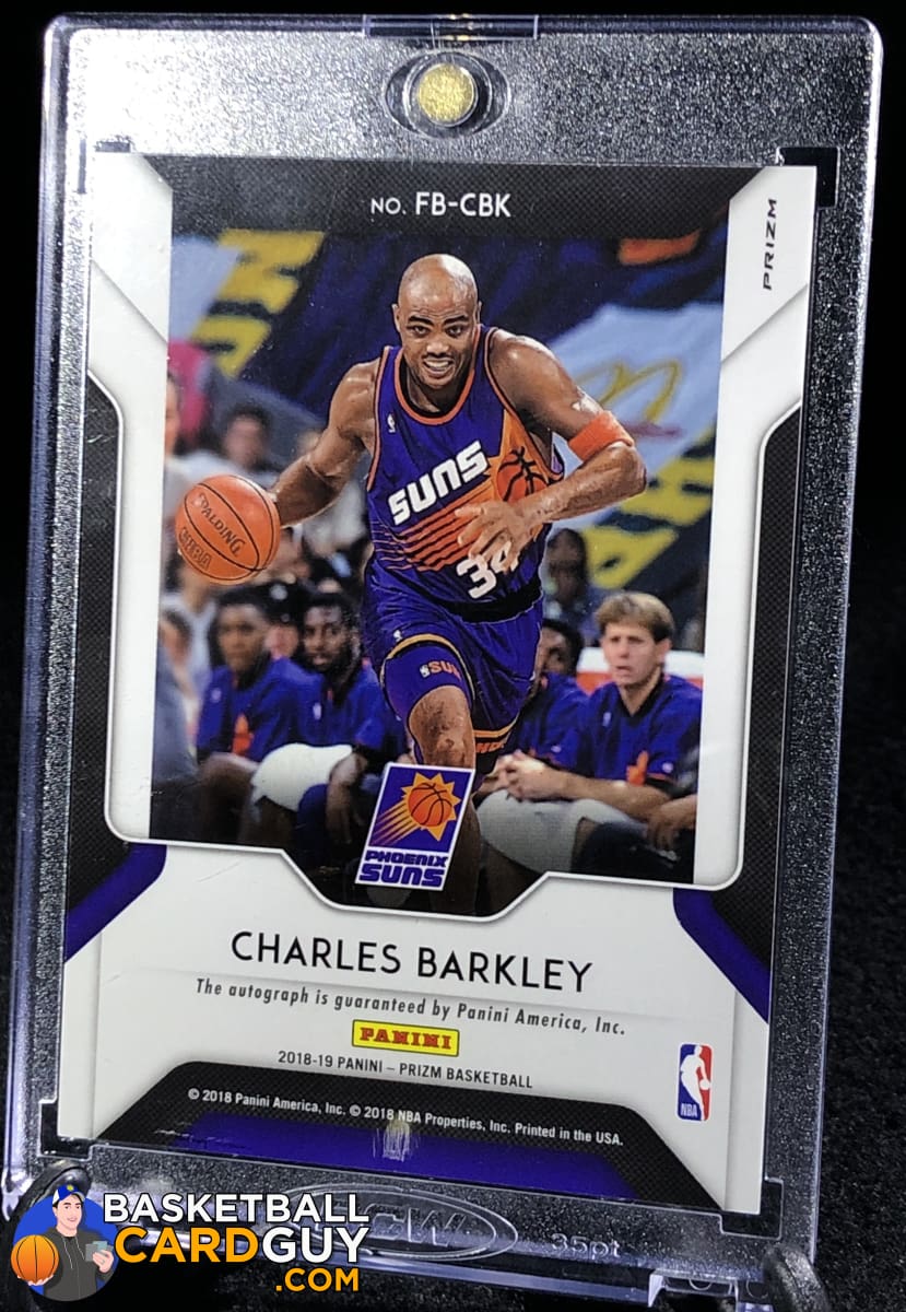 Charles Barkley 2018-19 Panini Prizm Fast Break Autographs (Rare Silve – Basketball  Card Guy