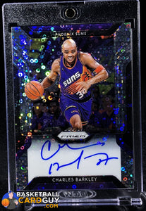 Charles Barkley 2018-19 Panini Prizm Fast Break Autographs (Rare Silve Basketball Card Guy Charles Barkley 2018-19 Panini Prizm Fast Break Autographs (Rare Silve Basketball Card Guy