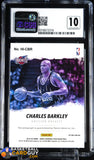 Charles Barkley 2019-20 Hoops Premium Stock Hoops Ink Shimmer #6 CSG 9.5 Gem Mint autograph, basketball card, graded