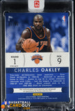 Charles Oakley 2013-14 Select Jersey Autographs Purple #/99 autograph, basketball card, jersey, numbered, prizm