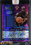 Charles Oakley 2013-14 Select Jersey Autographs Purple #/99 autograph, basketball card, jersey, numbered, prizm
