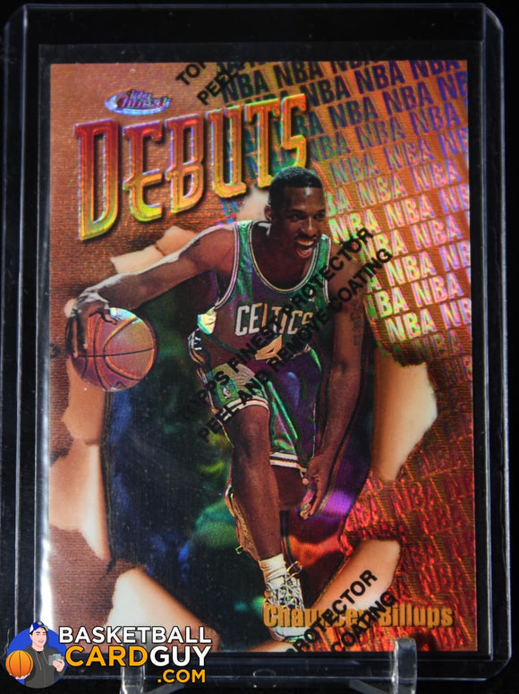 Chauncey Billups 1997-98 Finest Refractors #103 B RC basketball card, refractor, rookie card