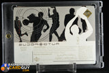 Chauncey Billups 2002-03 UD Glass Auto Focus #CB autograph, basketball card