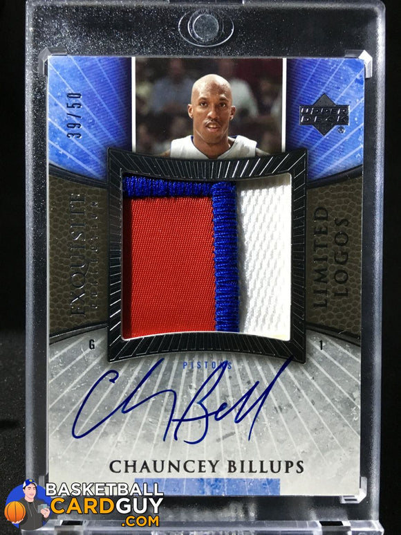 Chauncey Billups 2005-06 Exquisite Limited Logos 39/50 - Basketball Cards