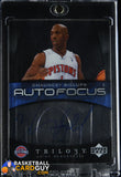 Chauncey Billups 2006-07 Upper Deck Trilogy Auto Focus autograph, basketball card