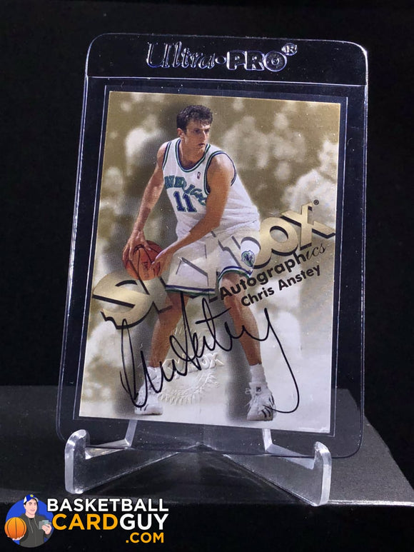Chris Anstey 1998-99 Skybox Premium Autographics - Basketball Cards