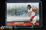 Chris Bosh 2009-10 Studio Skylines Signatures #/99 DAMAGED autograph, basketball card, numbered