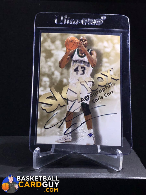 Chris Carr 1998-99 Skybox Premium Autographics - Basketball Cards