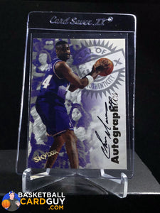Chris Morris 1997-98 Skybox Premium Autographics - Basketball Cards