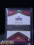 Chris Paul 2015-16 Select Signatures Auto #/99 - Basketball Cards