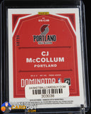 CJ McCollum 2019-20 Optic Dominator Signatures Auto #/99 autograph, basketball card, numbered