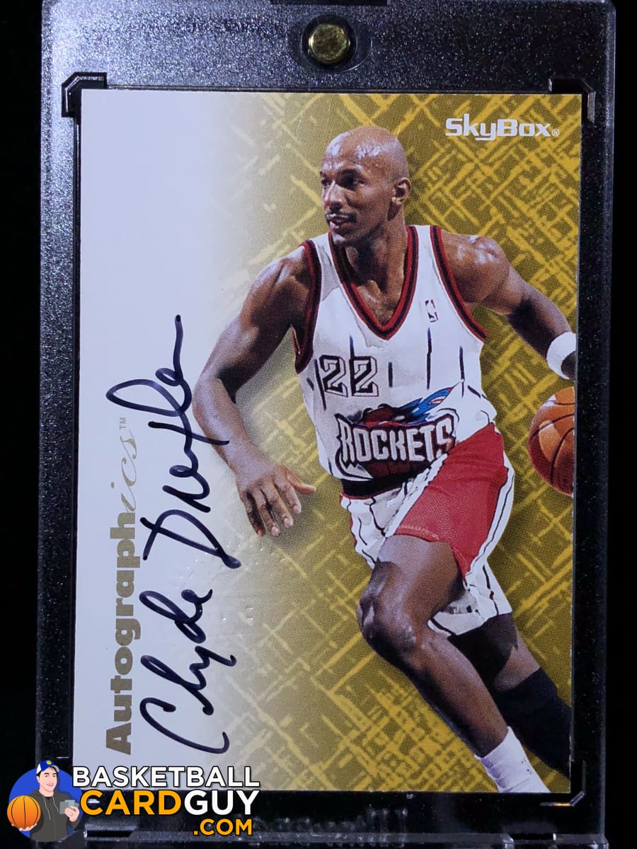 Clyde Drexler 1996-97 Skybox Autographics – Basketball Card Guy