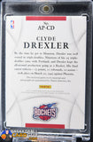 Clyde Drexler 2012-13 Immaculate Collection Patch Autographs #/75 - Basketball Cards