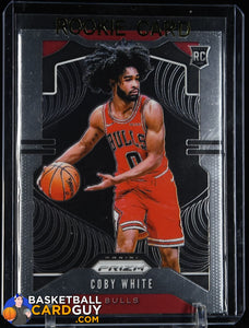 Coby White 2019-20 Panini Prizm #253 RC basketball card, prizm, rookie card
