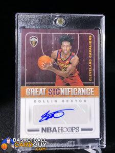 Collin Sexton 2018-19 Hoops Great SIGnificance Autographs - Basketball Cards