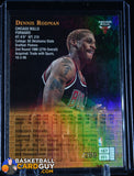 Copy of Dennis Rodman 1997-98 Finest Refractors #167 GOLD /289 NN basketball card, numbered, refractor