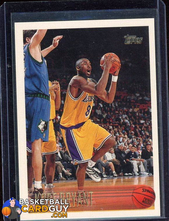 Kobe Bryant 1996-97 Topps #138 RC (#4) – Basketball Card Guy
