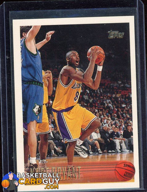 Kobe Bryant 1996-97 Topps #138 RC (#4) - Basketball Cards