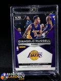 D'Angelo Russell 2015-16 Panini Spectra Rookie Jersey Autographs Prizms Orange #102 - Basketball Cards