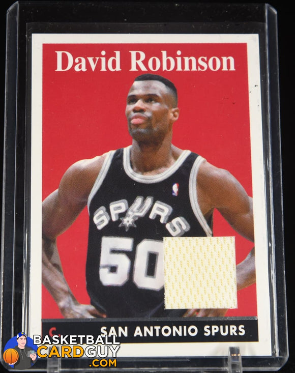 David Robinson 2008-09 Topps 1958-59 Variations Relics #179 basketball card, jersey