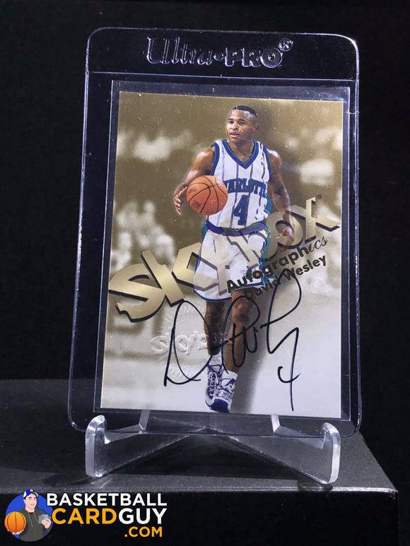 David Wesley 1998-99 Skybox Premium Autographics - Basketball Cards