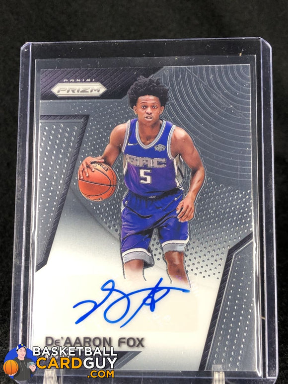 De'Aaron Fox 2017-18 Panini Prizm Rookie Signatures #4 - Basketball Cards