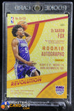 De'Aaron Fox 2017-18 Panini Revolution Rookie Autographs Cubic /50 - Basketball Cards
