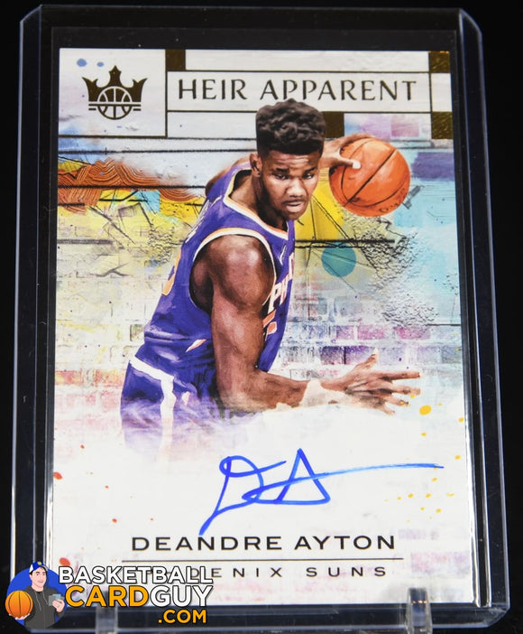 Deandre Ayton 2018-19 Panini Impeccable Impeccable Rookie Signatures #/199 autograph, basketball card, numbered, rookie card