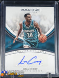Dell Curry 2016-17 Immaculate Collection Heralded Signatures #/99 autograph, basketball card, numbered