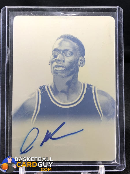 Dennis Rodman 1/1 Autographed Print Plate 2012 Leaf Signature