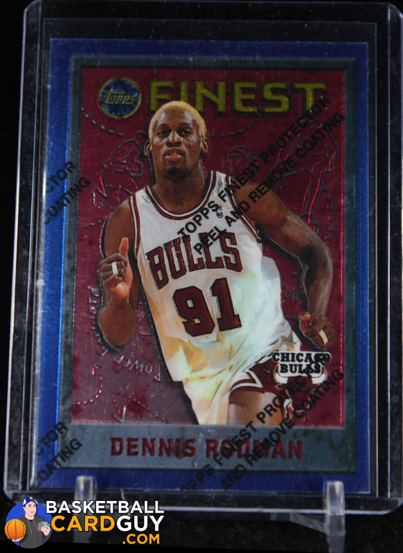 Dennis Rodman 1995-96 Finest #149 - Basketball Cards