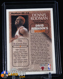 Dennis Rodman 1996-97 Topps Chrome Pro Files #PF14 basketball card