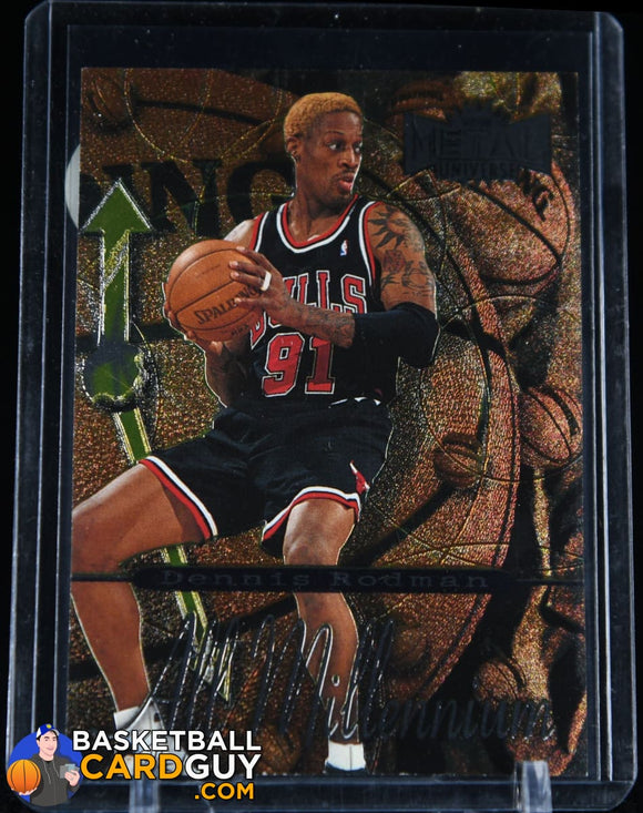 rare dennis rodman cards Rare Dennis Rodman Fleer 1994 Card #209 San Antonio Spurs NBA Basketball