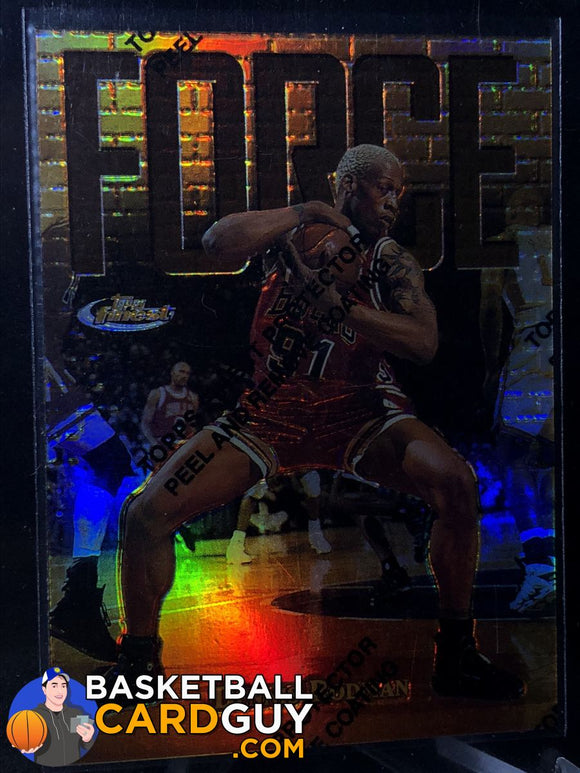 Dennis Rodman 1997-98 Topps Finest Test Refractor Gold /289 - Basketball Cards