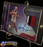 Dennis Rodman 2017-18 Panini Vanguard Postseason Heroes Autographed Materials Purple #/15 - Basketball Cards