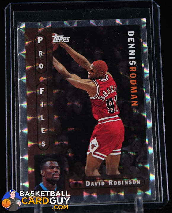 Dennis Rodman1996-97 Topps Pro Files #PF14 basketball card