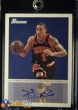 Derrick Rose 2009-10 Bowman 48 Autographs #48ADR autograph, basketball card