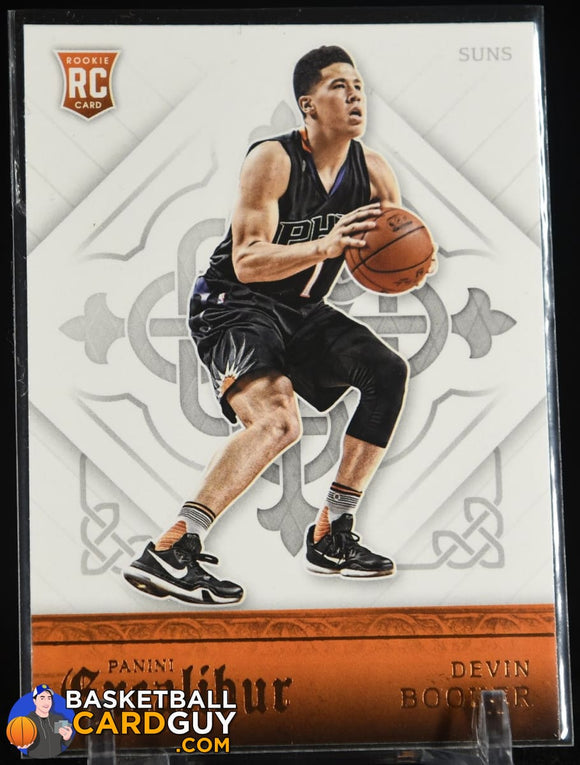 Devin Booker 2015-16 Panini Excalibur #181 RC basketball card, rookie card
