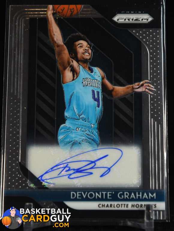 Devonte Graham 2018-19 Prizm Autograph RC #RS-DGR autograph, basketball card, rookie card