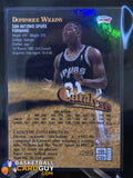 Dominique Wilkins 1997-98 Topps Finest Gold Test Refractor - Basketball Cards