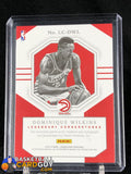 Dominique Wilkins 2018-19 Panini Cornerstones Legendary Quad Relic Autographs #/49 - Basketball Cards