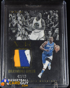 Draymond Green 2015-16 Panini Noir Acetate Materials Prime #ANDG #/49 basketball card, numbered, patch