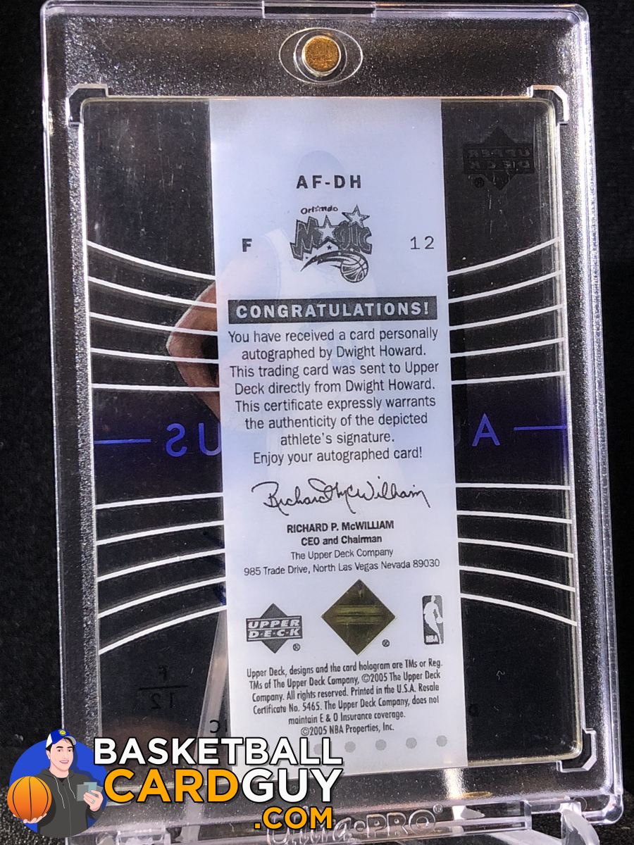 Dwight Howard 2004-05 Trilogy Auto Focus – Basketball Card Guy, image size:900x1200