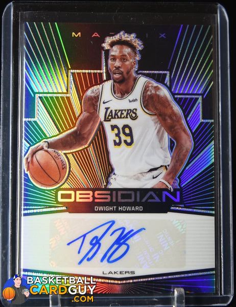 Dwight Howard 2019-20 Panini Obsidian Matrix Autographs #/60