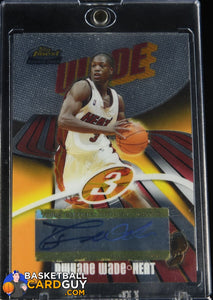 Dwyane Wade 2003-04 Finest #158 AU RC #/999 autograph, basketball card, numbered, rookie card
